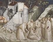 St.Benedict Revives a Monk from under the Rubble, Spinello Aretino